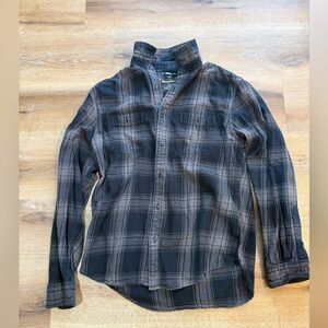 Urban Pipeline Black and Brown Plaid Shirt